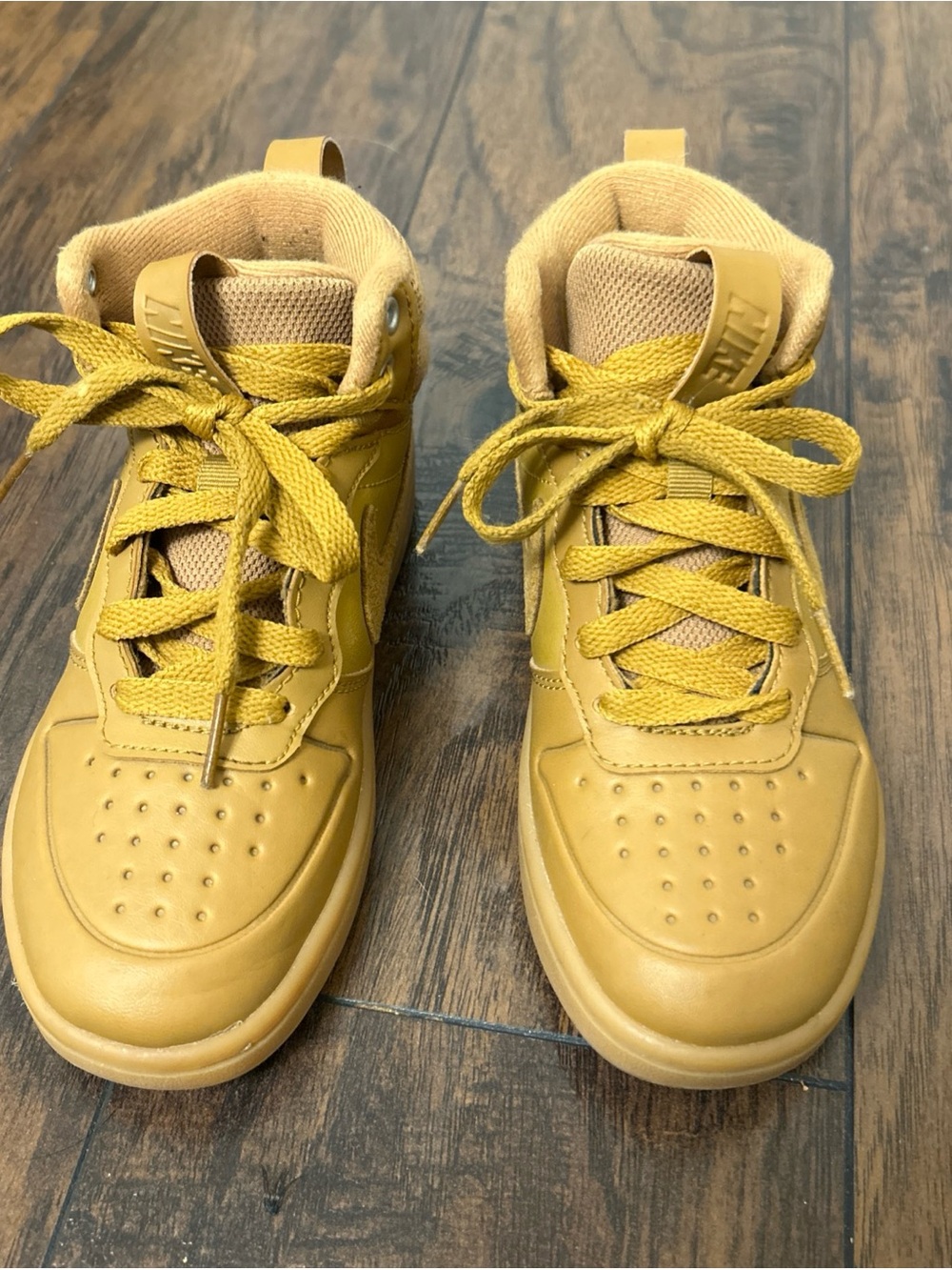 Nike Court Borough Mid 2 Sneakers in Wheat